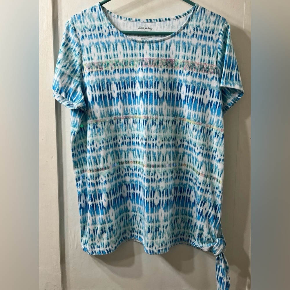 White Stag Blue and White Shirt